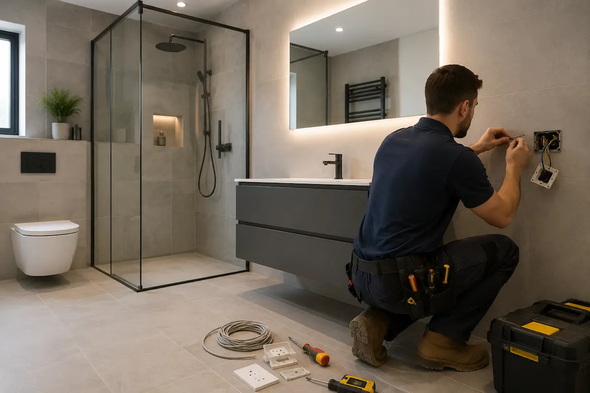 Can a Bathroom Fitter Do Electrics? Everything You Need to Know Before Your Bathroom Renovation